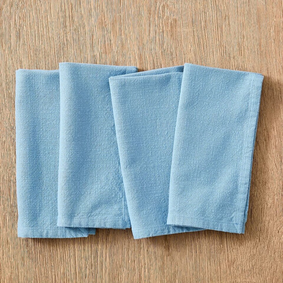 Slub Cotton 51 cm x 51 cm Napkins (Set of 4) West Elm Australia